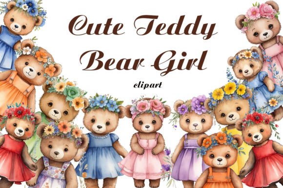 Bringing Softness to Design: The Art and Utility of Watercolor Teddy Clipart
