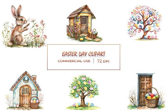 Bringing Spring to Life with the Easter Watercolor Clipart Bundle
