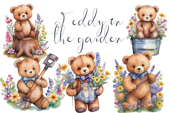 Bringing Whimsy to Professional Design: The Rise of Watercolor Teddy Bear Clipart