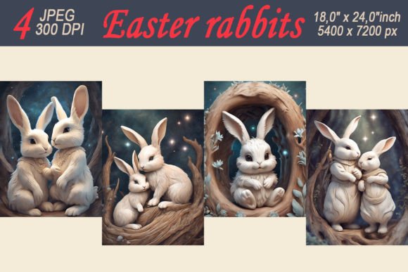 Cute Easter Bunny Illustration Only JPEG: A Versatile Digital Asset for Creators