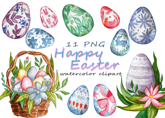 Easter Eggs, Happy Easter Clipart PNG Guide