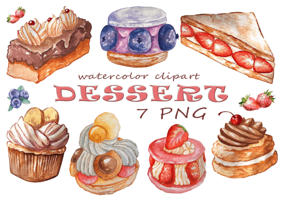 Elevating Digital Design: The Strategic Value of Hand-Painted Watercolor Cupcakes and Forest Elements