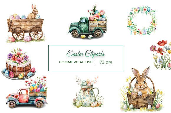 Evaluating Watercolor Easter Adorable Cliparts for Professional and Personal Projects