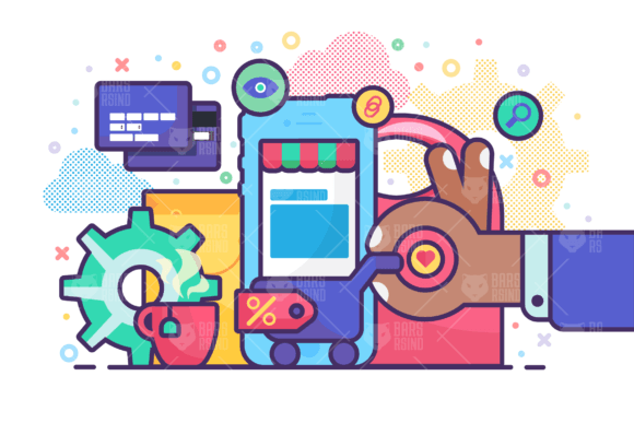 Online Shop Concept Illustration: A Strategic Visual Asset for Modern Commerce