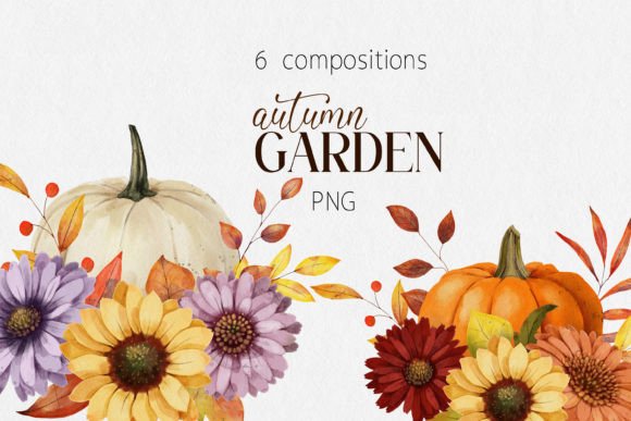 Pumpkins with Flowers Watercolor: A Design Resource Evaluation