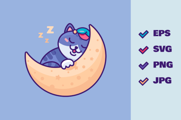 Sleeping Cat: The Enduring Charm of Dreamy Illustrations