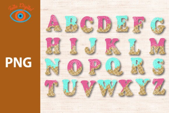 Wafers Sweet Alphabet a-Z Letters