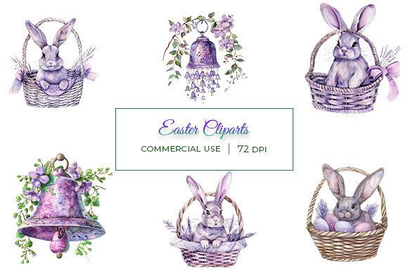 Watercolor Easter Cliparts: A Versatile Creative Resource