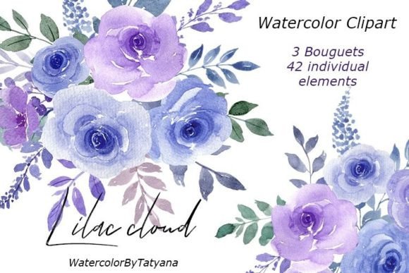 Watercolor Flowers Lilac Lavender Color: A Practical Guide for Designers and Creators
